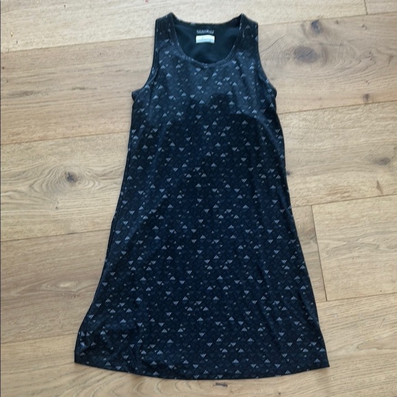 Columbia omniwick Black Sleeveless Dress with Geometric Pattern Small - Picture 1 of 3